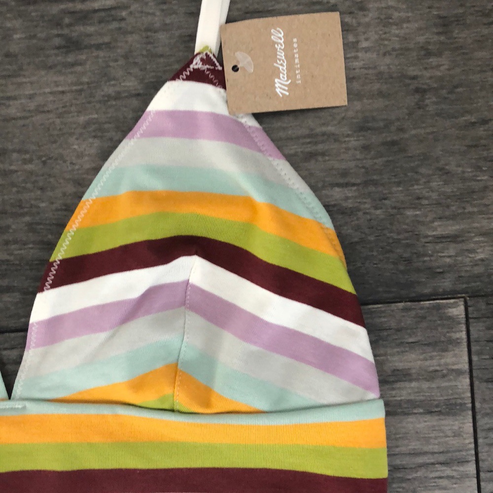 Madewell Cotton  Longline Woman’s Bralette - Picture 3 of 8